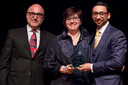 Raja Khoury, President of CAI, Mary Jo Haddad, Former President & CEO of SickKids Hospital, with Walied Soliman, Partner, Norton Rose Fulbright Canada LLP 