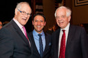 Hon. Bill Graham, Chancellor of Trinity College in the University of Toronto,  Arif Virani, MP and Parliamentary Secretary  to the Minister of Citizenship, Immigration and Refugees and The Hon. John McCallum, Minister of Immigration, Refugees and Citizenship