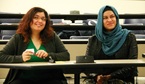 Ghina Dajani, CAI Youth Committee and Yasmine Nasef, ASA UofT
