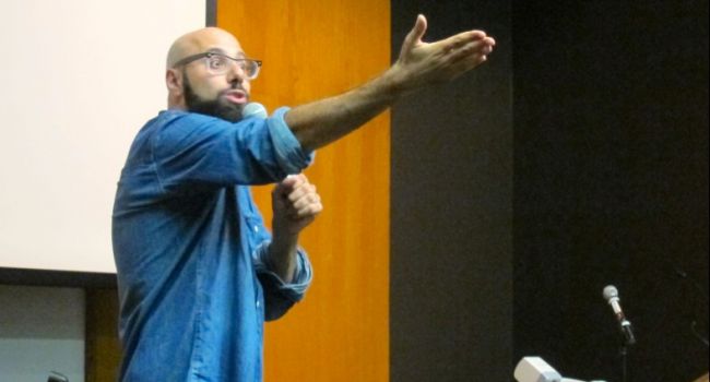 Canadian Arab comedian Dave Merheje