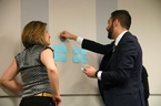 Nadine Ibrahim, CAI Youth Committee and Jalal Al Noubani, MESA UTM